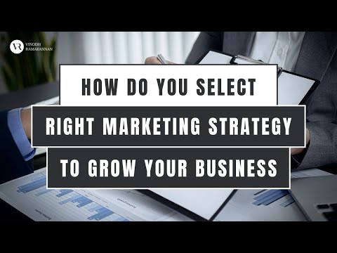 How to select the right marketing strategy to grow your business?