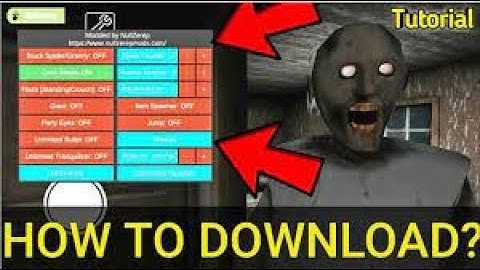 HOW TO DOWNLOAD GRANNY CH - 1 NULLZEREP MOD MENU EASY WAY TO DOWNLOAD ! #MODS