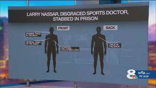 Larry Nassar stabbed 10 times at Florida Prison