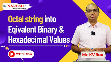 Python Program to Convert Octal to Binary and Hexadecimal Program |  NareshIT