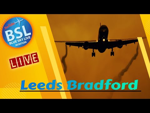 馃敶LIVE (Windy Action) - Leeds Bradford Airport - Plane spotting +chat