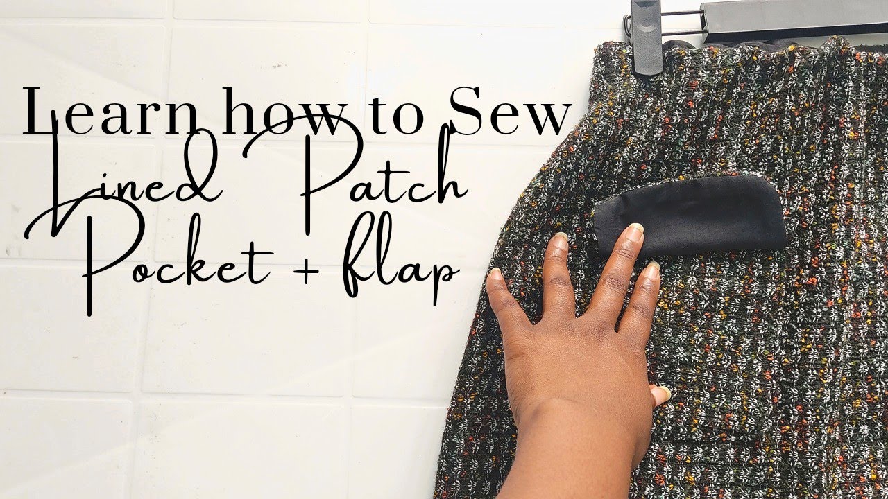 Beginner Friendly: Sew a Patch Pocket with Flap 