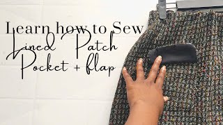 Beginner Friendly: Sew a Patch Pocket with Flap