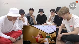 BTS reaction to Jessi (제시) - '어떤X (What Type of X)' MV