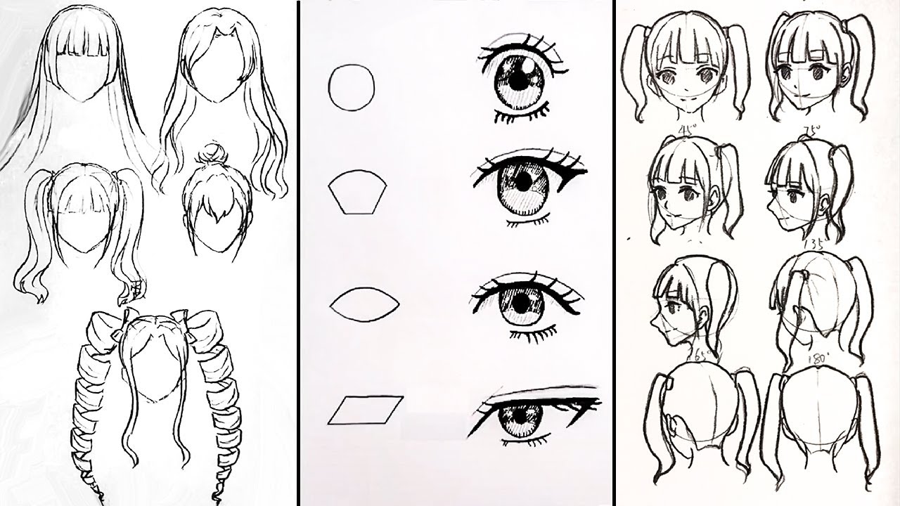 How to Draw Anime Characters. Anime Drawing Tutorials for Beginners Step by  Step 