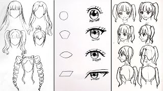 How to Draw Anime Characters. Anime Drawing Tutorials for Beginners Step by Step