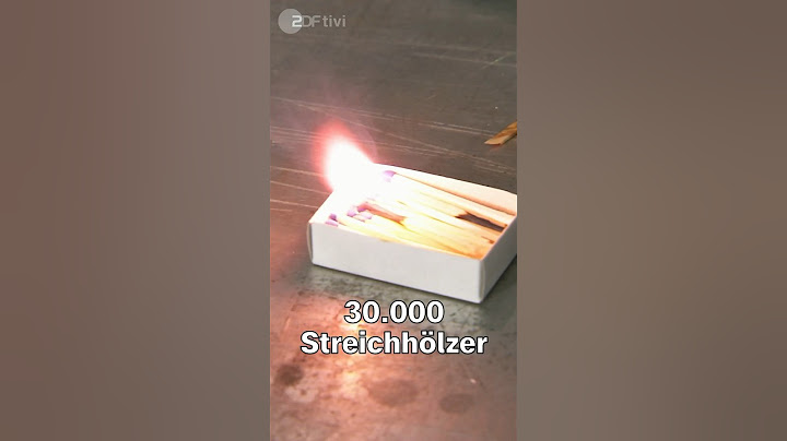 Harmlose Streichhölzer? Von wegen! #feuer | Checkpoint ZDF