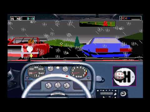 Test Drive 3 - The Passion (1990) Full Game Walkthrough PC/DOS