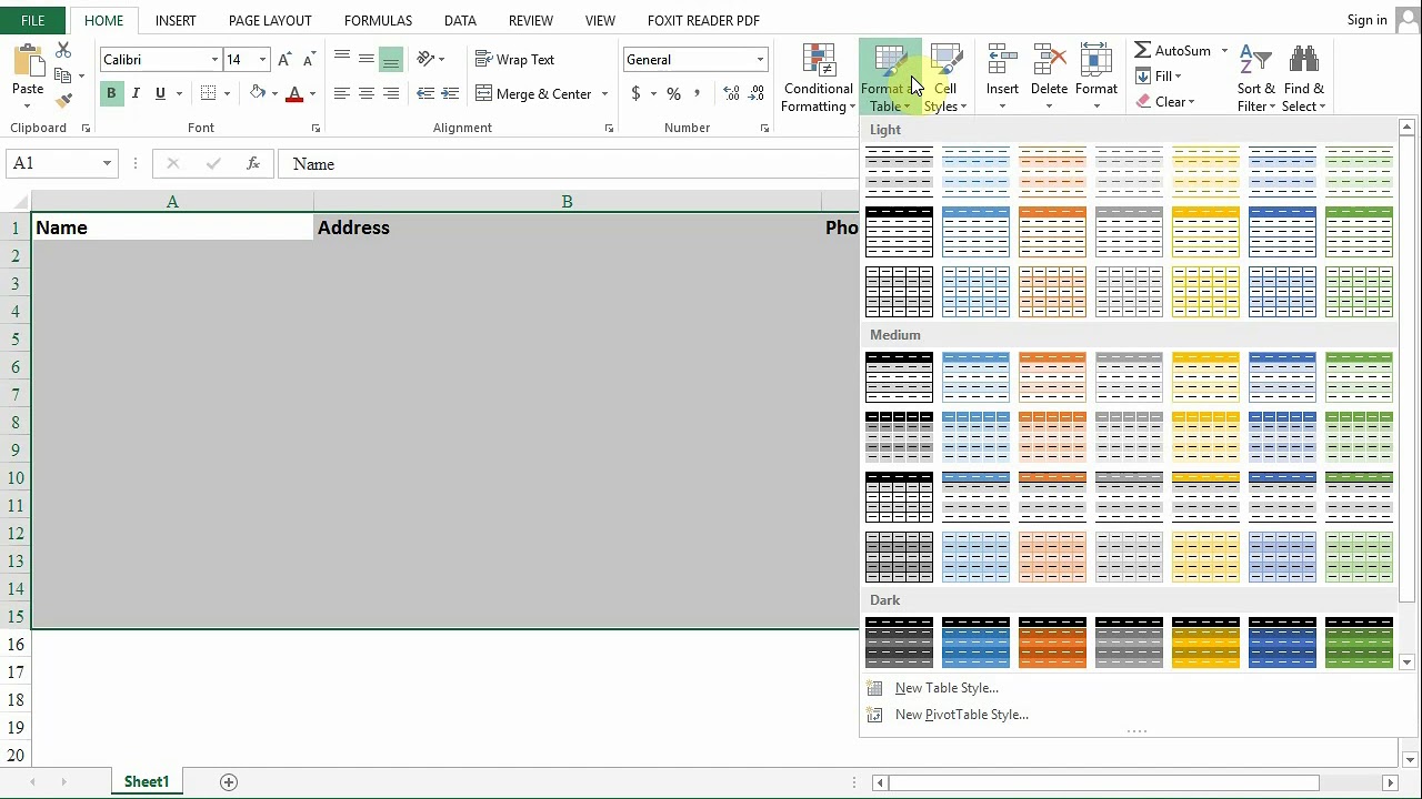 How To Shade Every Other Row In Excel Youtube