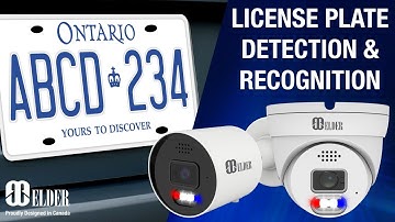 Elder AI Security Camera LPR ANPR in Action: Smart License Plate Detection & Recognition