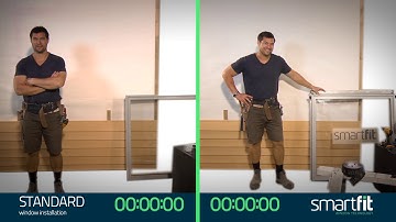Altus Window Systems - how to - Installation time comparison of SmartFit™ window vs. regular window