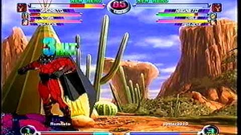 MvC2 Online (360): Brett (MSP) vs Harry (Mag/Cab/Psy) 7 .:10.10.09:.