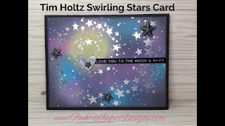 Sizzix B07F1GCX6D Swirling Stars by Tim Holtz