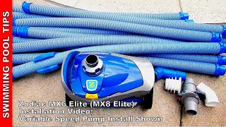 MX6 ELITE (MX8 ELITE) Installation at a Pool with a Variable Speed Pump (VS Pump)