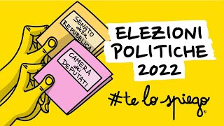 COME SI VOTA ALLE ELEZIONI POLITICHE 2022 | #TELOSPIEGO