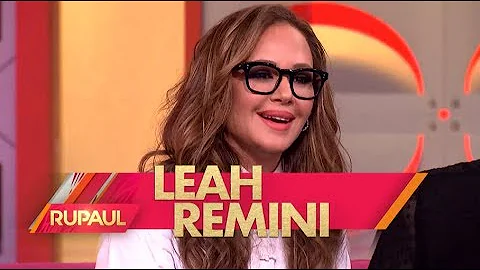 Leah Remini and Cheyenne Jackson on 'RuPaul'