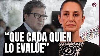 Sheinbaum da jalón de orejas a Monreal por vacaciones en Madrid
