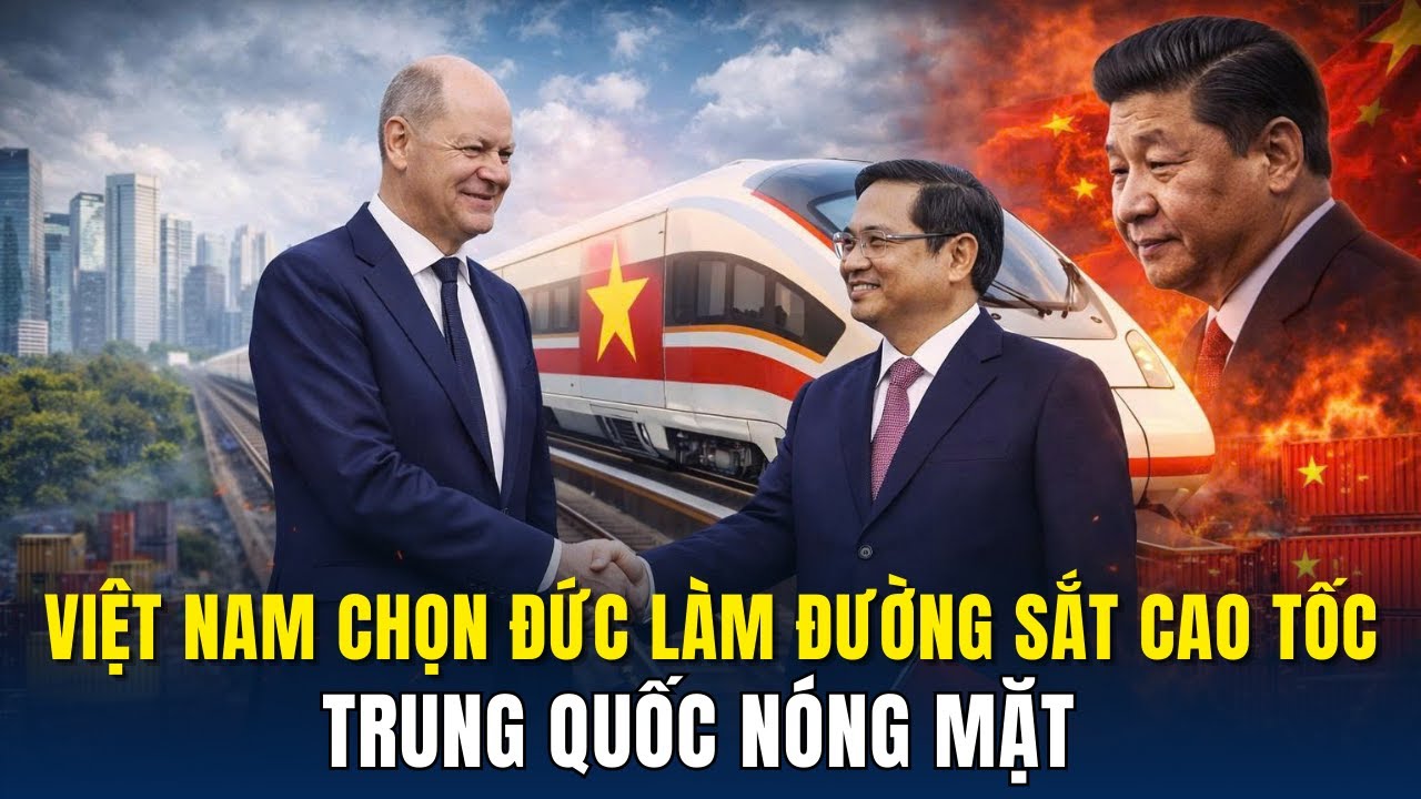 Вьетнам выбрал Германию для проекта высокоскоростной железной дороги: рукопожатие, которое раздра...
