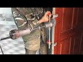 [Close-up] How to Install Room Door Lock with Slide Drilling Jig Machine Extreme Simple At New Level