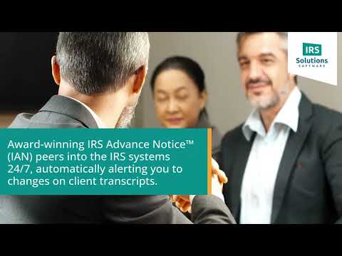 IRS Solutions Software video