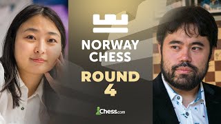 Ju Wenjun vs. Lei Tingjie & Hikaru vs. Pragg Headline Another Eventful Day! Norway Chess 2024 Rd 4 screenshot 5