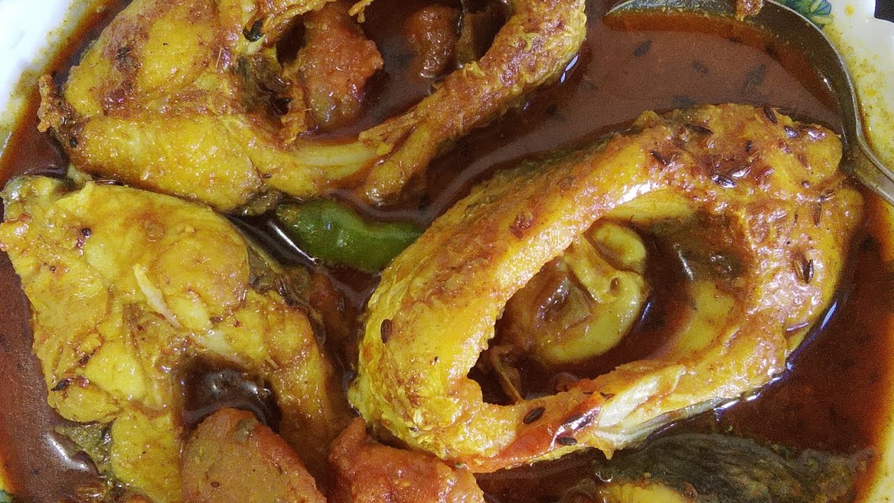 ডালের বরি দিয়ে কাতলা মাছের ঝোল 😋#food #fish 