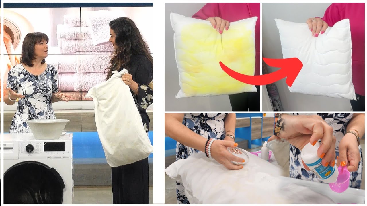 Sekreti si të pastroni jastëkët e zverdhur / Hiqni çdo lloj njolle me produkte që ke në shtëpi