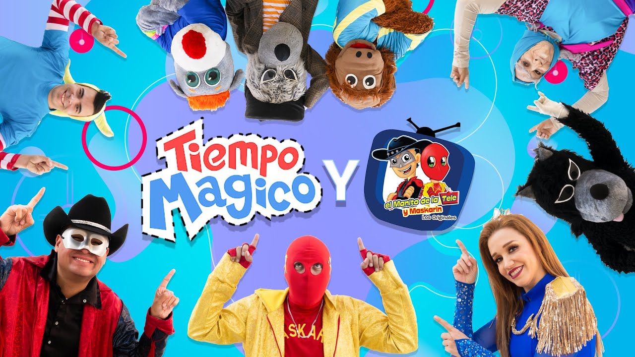 ¡Manito y Maskarin & TIEMPO MAGICO juntos! - ¡El Robot y Dinosaurio se ...