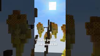 Tree Building Process #minecraft #minecraftbuilding #minecraftshowcase