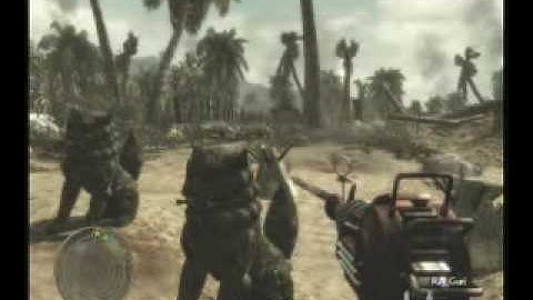 CoD WaW Ray Gun in campaign tutorial.