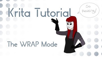 Krita Tutorial 4.1+: How to Use the Wrap Mode