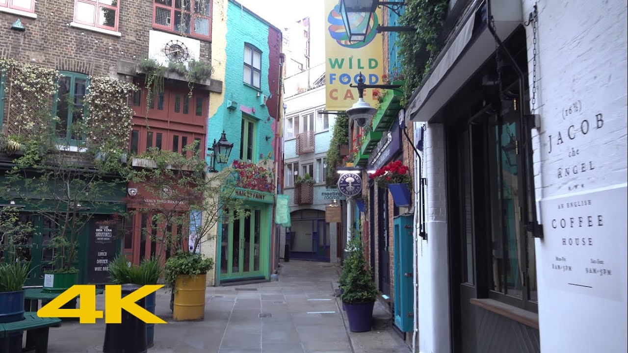 London's Most Beautiful Streets: Neal's Yard【4K】