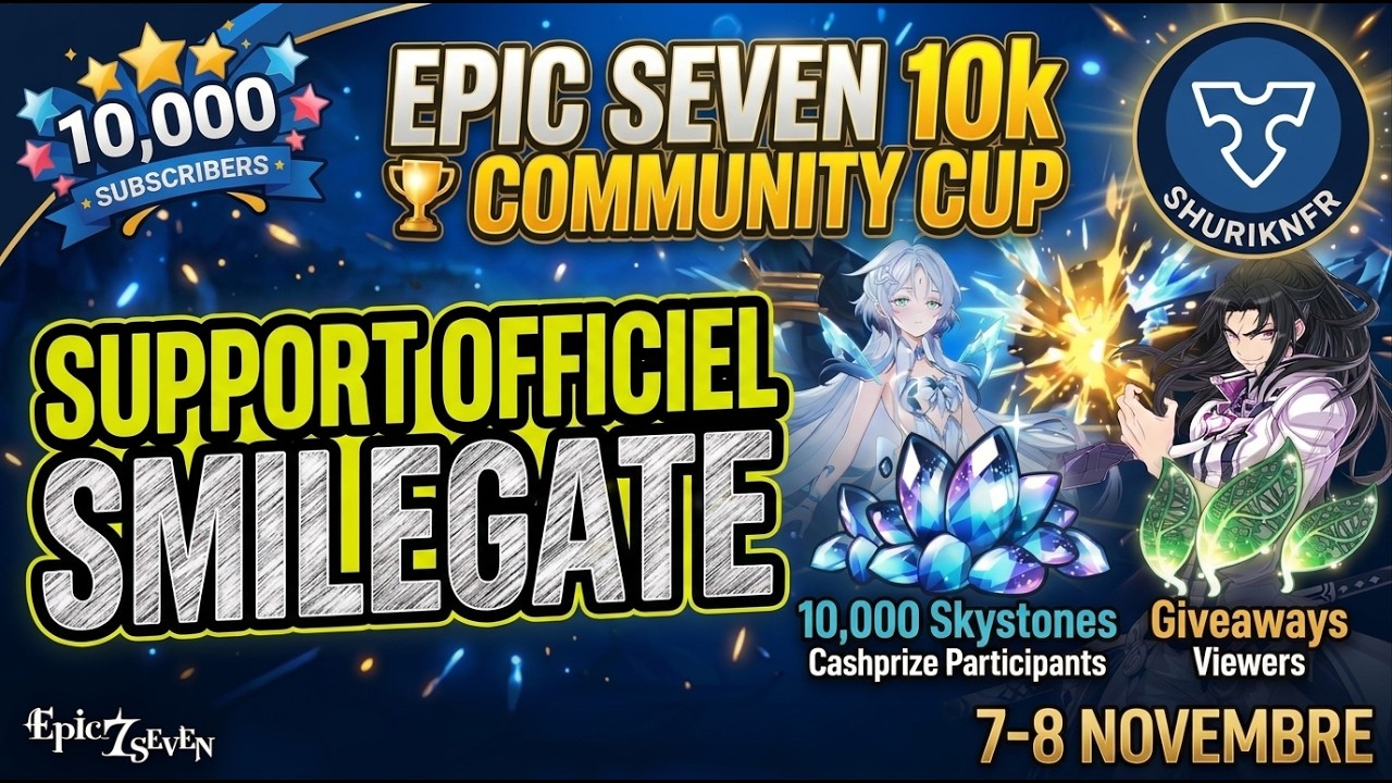 10 000 SKYSTONES À GAGNER ! 💎 Grand Tournoi Epic Seven (Inscriptions & Format)
