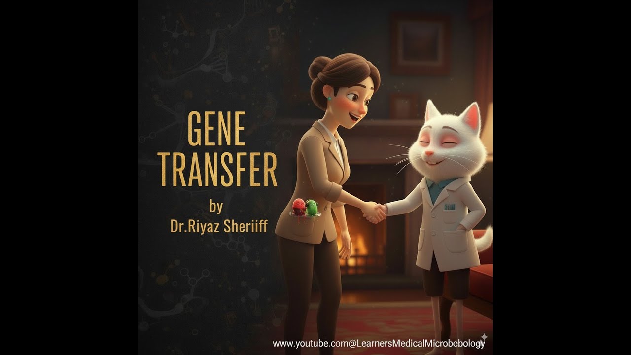 Gene Transfer : Dancing Mouse Experiment 🐭  Fun Story Explaining Gene Transfer