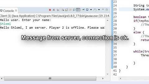 Java Simplest Server & Clients connection - 2 Clients connect