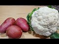 الحل السريع لجوع الشتاء🌦ستعشقون اكل القرنبيط والبطاطس بعد تجربتكم هذه الطريقة لطهيه وصفة سهلة ولذيذة