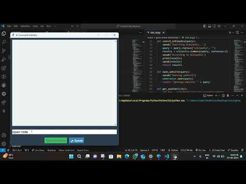 GUI Python - Voice Assistant