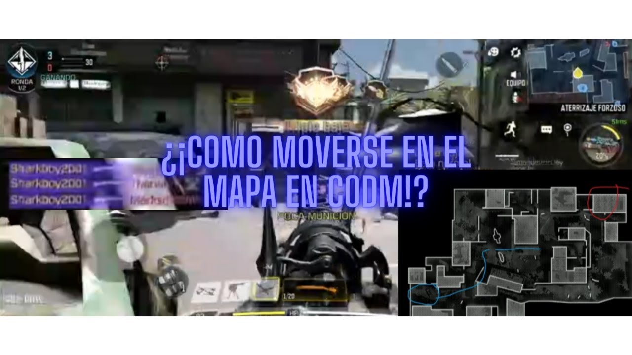 COMO MOVERSE EN EL MAPA EN CODM?! - YouTube