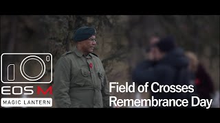 Remembrance Day 2023 | Field of Crosses Memorial Drive Calgary Alberta | Canon EOS M Crop Mood 4K