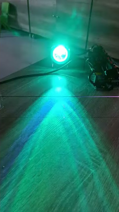 Homemade Green LED Fishing Light Field Test 