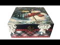 DIY CHRISTMAS DECOUPAGE BOX / BEAUTIFUL BOX FOR CHRISTMAS