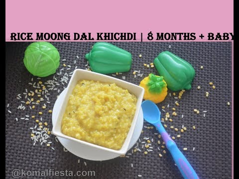 baby-food-:-rice-moong-dal-khichdi-|-lunch-dinner-recipes|rice-khichdi-for-8+-months-and-toddlers