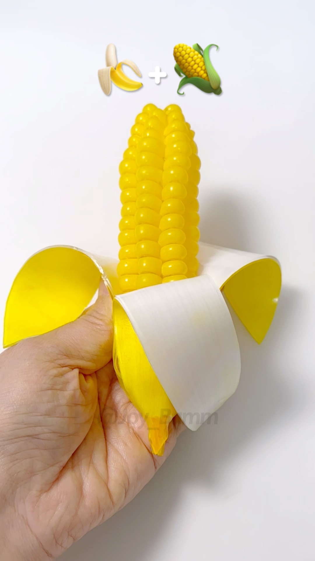 ?+?Banana Corn DIY with Nano Tape! #Squishy