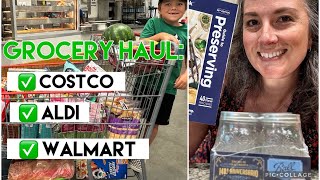 Grocery Haul | Family of Five #costco #aldi #walmart