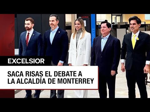 ¿Stand up político? Debate por alcaldía de Monterrey deja risas por ocurrencias de candidatos