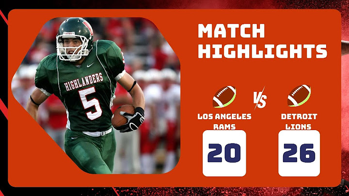Los Angeles Rams vs. Detroit Lions Game Highlights | NFL 2024