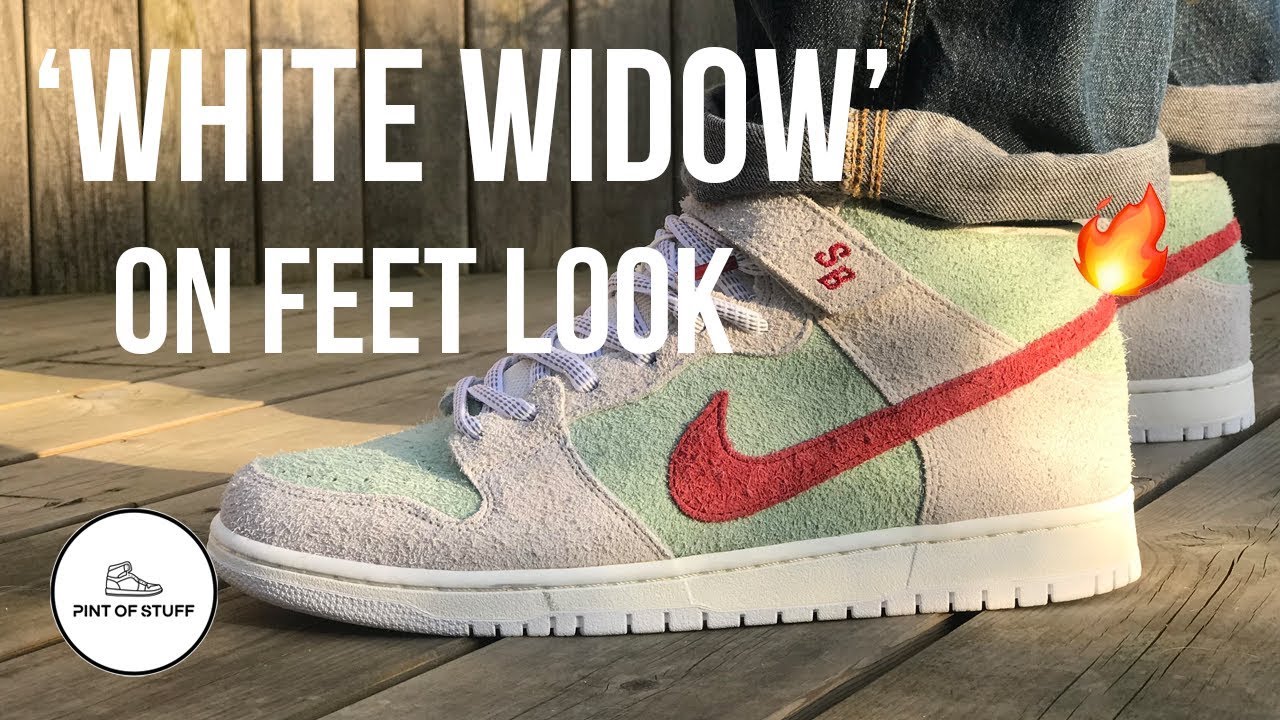 26.5cm Nike SB Dunk Mid White Widow