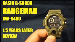 Casio G Shock Rangeman GW9400 review update: 1 and a half years later