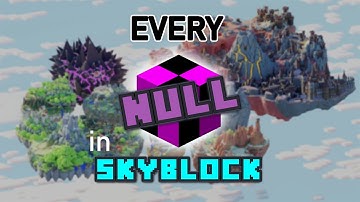The History of EVERY Null in Hypixel Skyblock