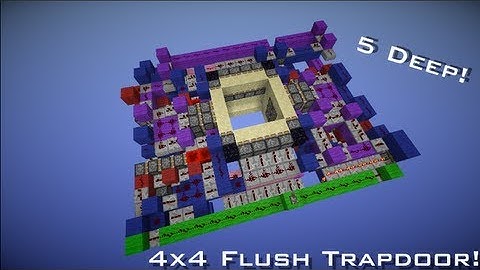 Compact 4x4 Flush Trapdoor! [Showcase]